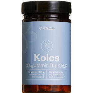 Kolos Vitamin D + Kalk, 180 stk (Udløb: 12/2025)